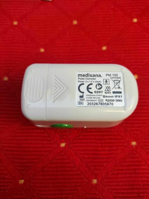Pulsoksymetr Medisana PM100 Pulsometr Bluetooth tętno puls