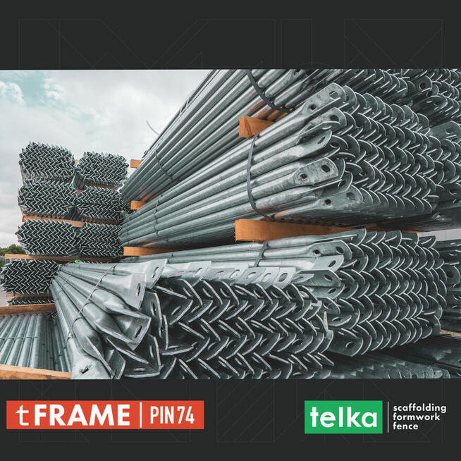 Telka 100m² PIN74 Rusztowanie ramowe