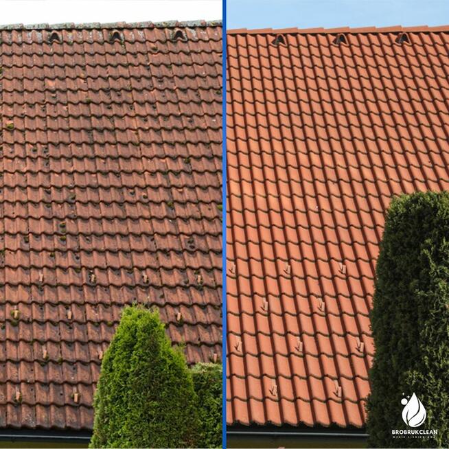 Mycie i czyszczenie kostki brukowej, elewacji oraz dachów