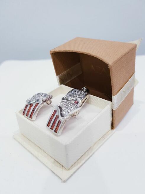 Zestaw srebrnej biżuterii ślubnej Apart