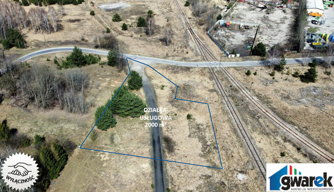 REZERWACJA! Działka Usługowa Inwestycyjna 2000 m2 Bukowno