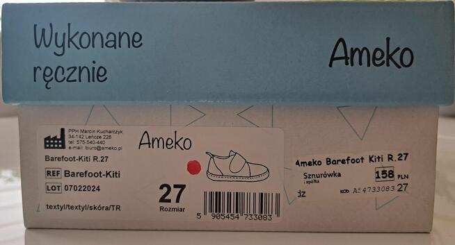 Kapcie dziecięce Ameko r.27