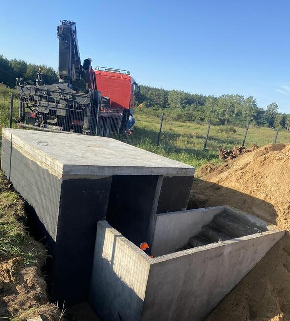 Szamba, zbiorniki betonowe, piwnice