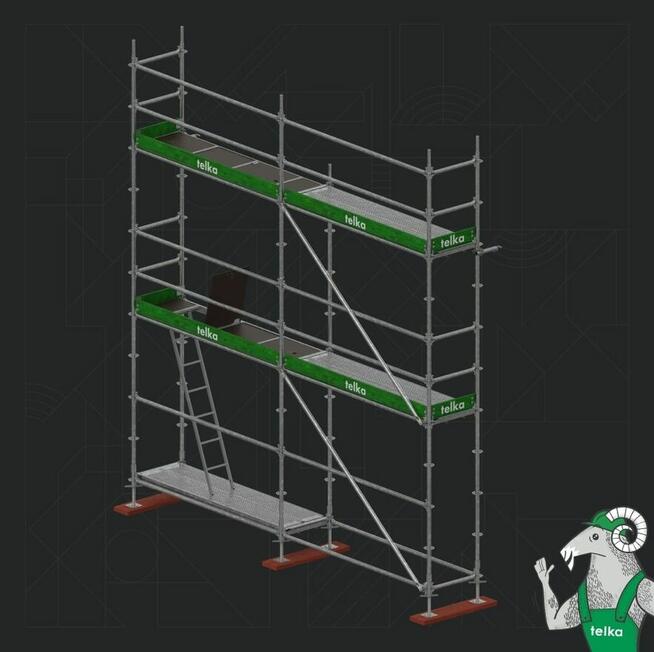 Telka 100m² UNICO_X Rusztowanie modułowe