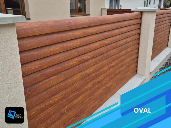 Pionowe ogrodzenie Comb aluminiowe Euro Fences