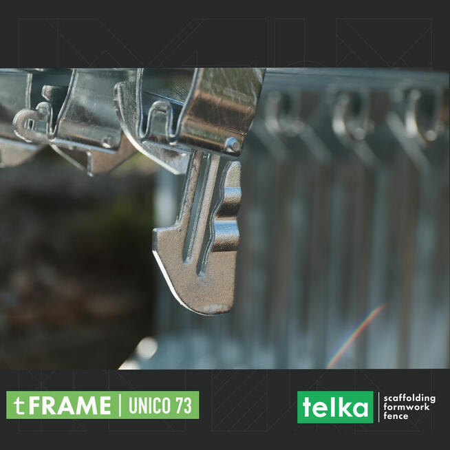 Telka 250 m² UNICO73 Rusztowanie ramowe