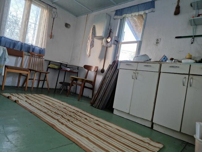 Dwie działki ROD razem (obok siebie) z domem murowanym