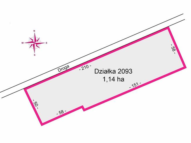Atrakcyjna działka inwestycyjna 1,14 ha Krasne