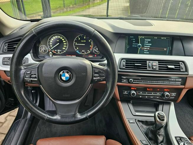 BMW 520 klima/navi/HEAD UP/grz. fotele/el. fotele/el. klapa/bixenon/skóry/ALU