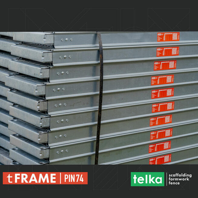 Telka 1000 m² PIN74 Rusztowanie ramowe