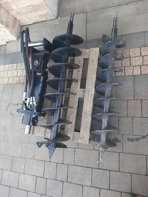 Wiertnica glebowa ziemna hydrauliczna świder do minikoparki