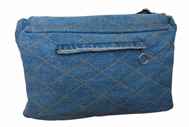 Torebka jeansowa – kuferek nowa, pojemna,