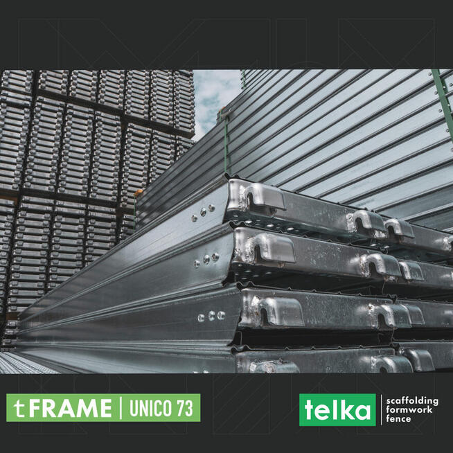 Telka 250 m² UNICO73 Rusztowanie ramowe