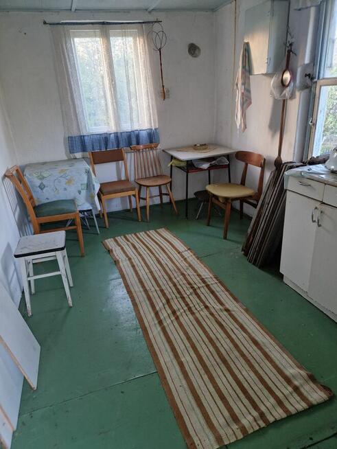 Dwie działki ROD razem (obok siebie) z domem murowanym