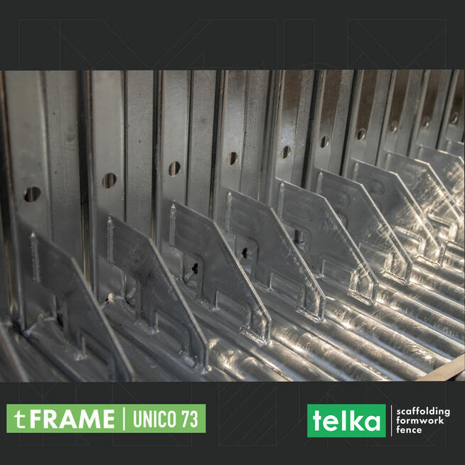 Telka 100 m² UNICO73 Rusztowanie ramowe