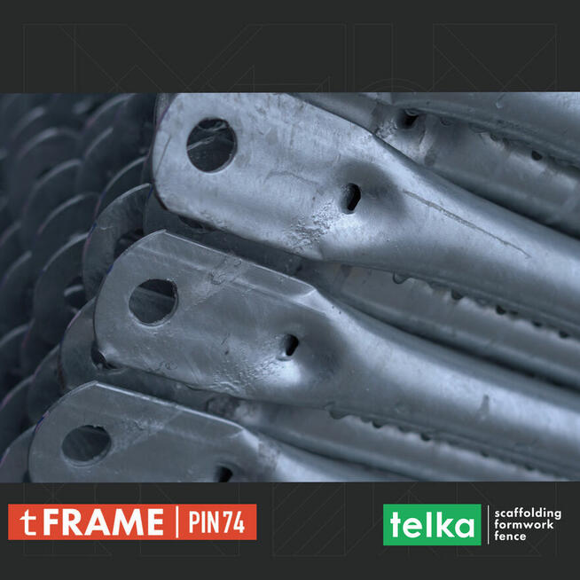 Telka 1000 m² PIN74 Rusztowanie ramowe