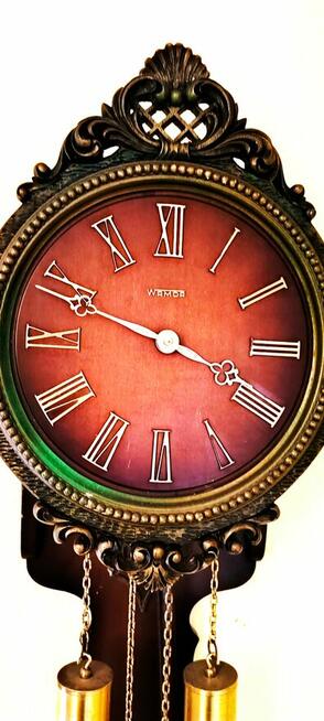 Zegar wiszący wagowy 2 strunowy sprawny