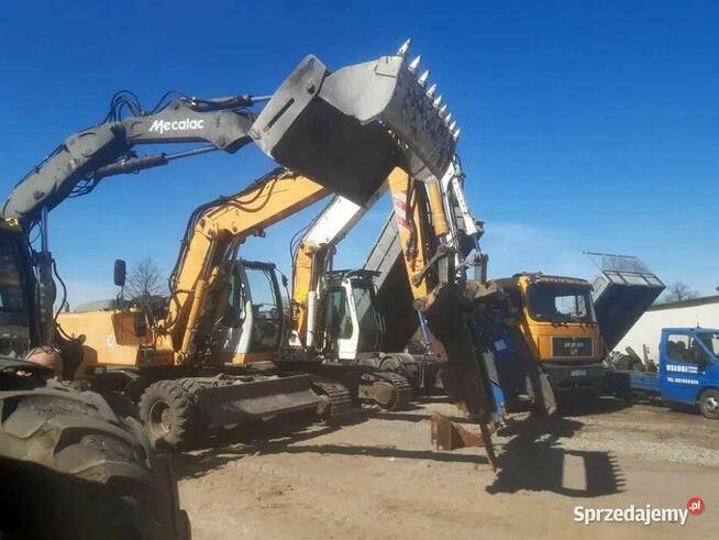 Prace ziemne wyburzenia rozbiórki kruszenie transport Żagań