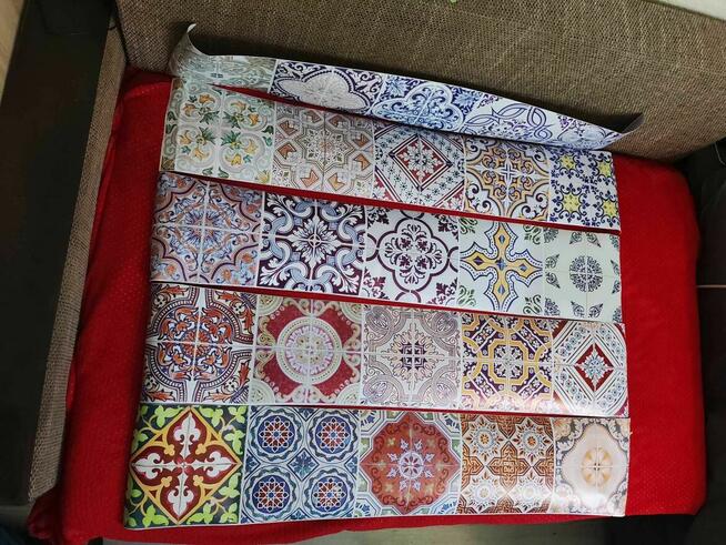 Pasek Ozdobny na ścianę kuchni Płytki Maroko MOZAIKA Dekor