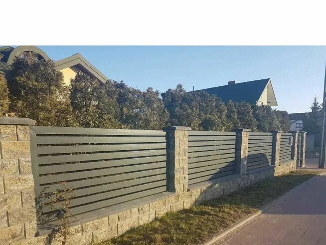 BestBet - Ogrodzenia Panel, Beton, Dwustronne, Palisadowe -