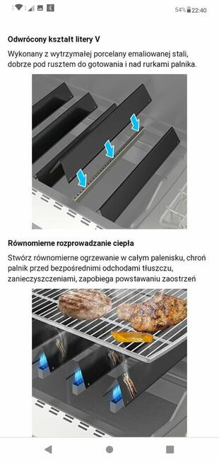 Pasek smakowy do grilla gazowego 5 sztuk