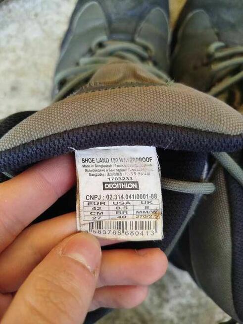 Solognac wodoodporne buty terenowe 42