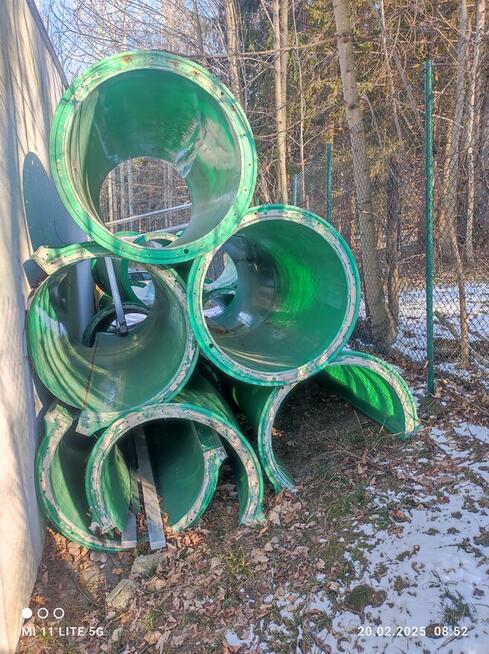 Elementy zjeżdżalni wodnej