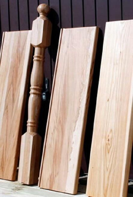 Słup drewniany toczony Słupek schodowy Tralki poręcze