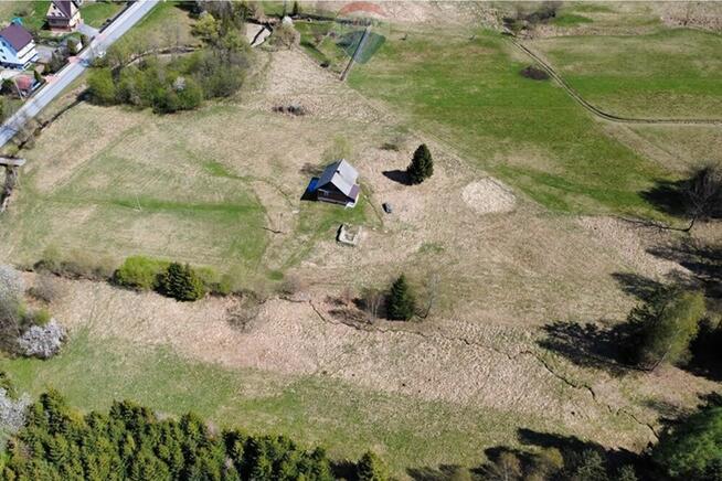 Klimatyczny drewniany dom z ogromnym terenem