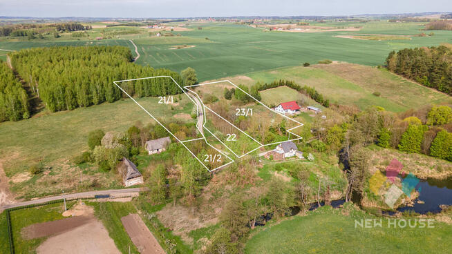 Działka na wzgórzu z widokiem na jezioro