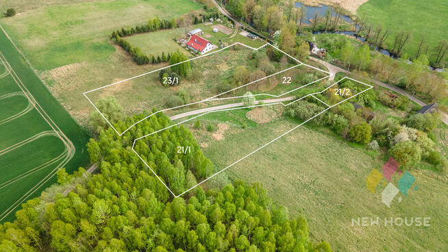 Działka na wzgórzu z widokiem na jezioro