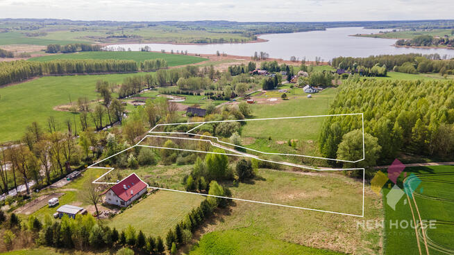 Działka na wzgórzu z widokiem na jezioro