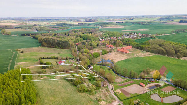 Działka na wzgórzu z widokiem na jezioro