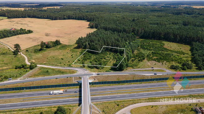 Działka z możliwością zabudowy usługowej, domu