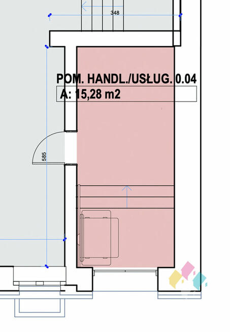 Lokal 15,28 m2 w prestiżowym budynku