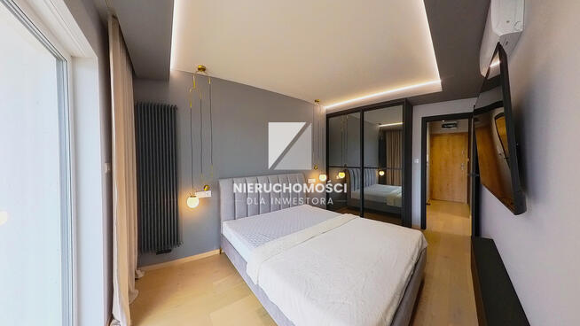 Apartament z widokiem na rzekę w Dziwnowie, balkon