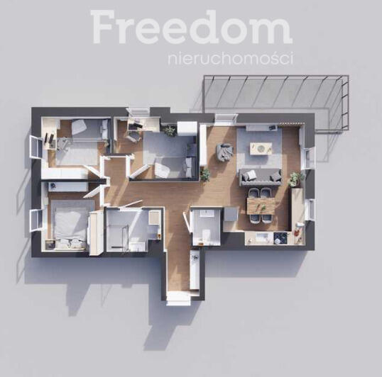 Mieszkanie w stanie deweloperskim Piła ul. Rynkowa