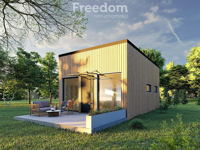 Nowy dom parterowy 35 m2 szkieletowy w 3mce