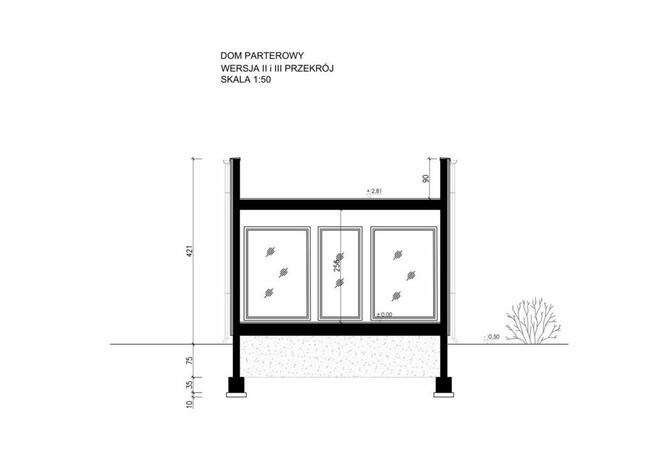 Nowy dom parterowy 35 m2 szkieletowy w 3mce