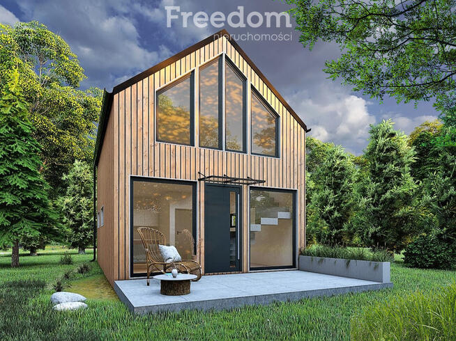 Nowy Dom całoroczny 35m2- 1 pięt. st. deweloperski