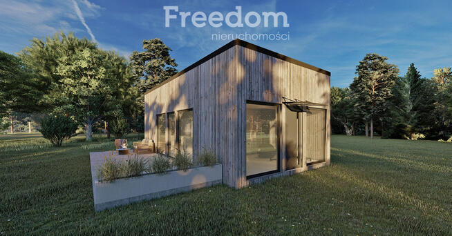 Nowy dom parterowy 45 m2 szkieletowy w 3mce