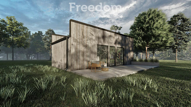 Nowy dom parterowy 45 m2 szkieletowy w 3mce