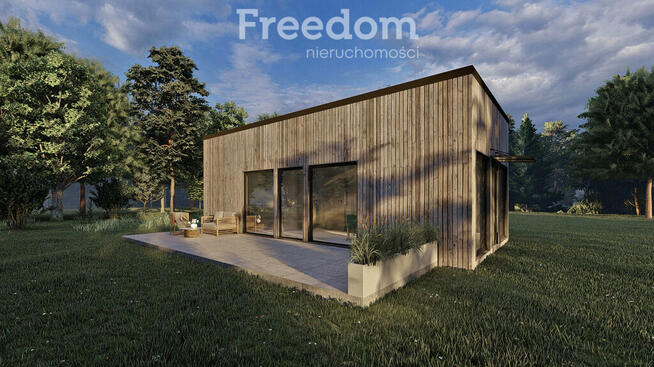 Nowy dom parterowy 45 m2 szkieletowy w 3mce