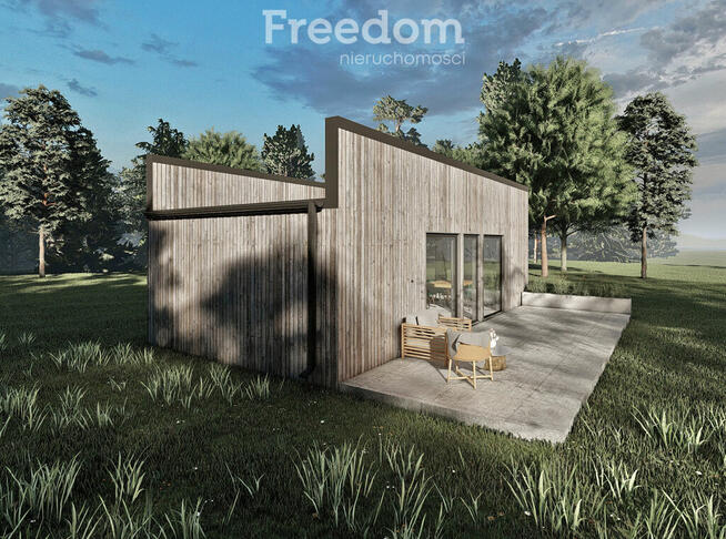 Nowy dom parterowy 45 m2 szkieletowy w 3mce