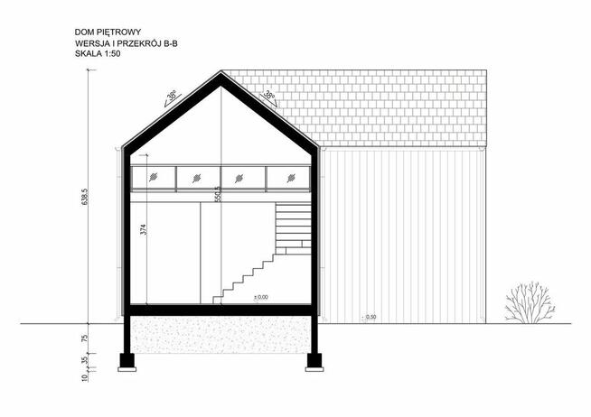 Nowy Dom 70 m2 1-piętr. st. deweloperski w 3mce