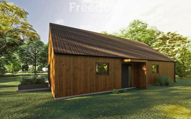 Nowy Dom parterowy 130 m2 szkieletowy w 3mce