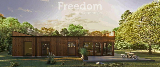 Nowy Dom parterowy 130 m2 z dachem płaskim