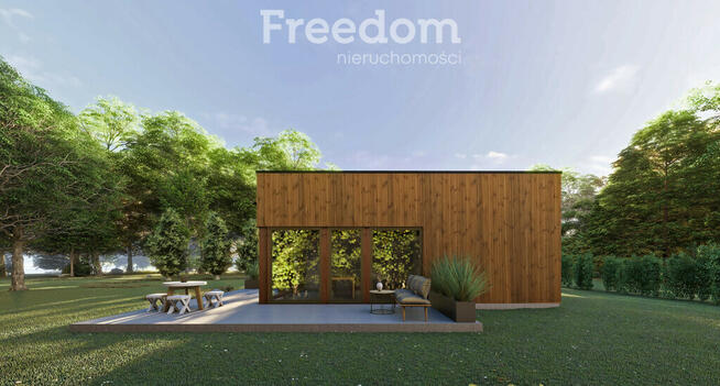 Nowy Dom parterowy 130 m2 z dachem płaskim