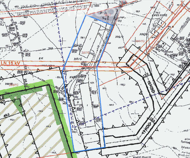 Działka przemysłowa niedaleko Warszawy