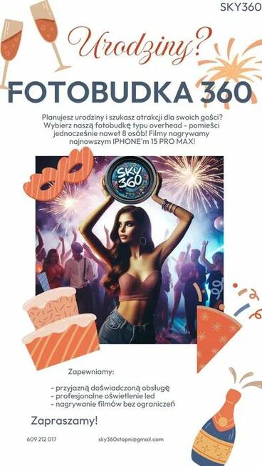 FotoVideoBudka 360 Warszawa - wynajem Fotobudka